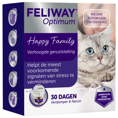 Afbeelding van Feliway Optimum Startset Anti stressmiddel 48 ml Kat