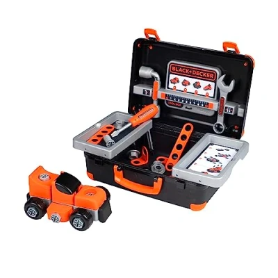 Image de Atelier de bricolage Smoby Mallette à outils avec un support et des rangements
