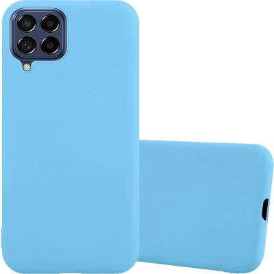 Afbeelding van Cadorabo Hoesje geschikt voor Samsung Galaxy M53 5G in CANDY BLAUW Beschermhoes gemaakt van flexibel TPU silicone Case Cover