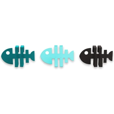 Afbeelding van Drawer Hook Fish 3x