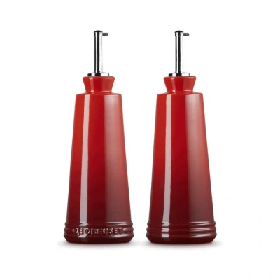 Afbeelding van Le Creuset olie en azijnset rood 2 delig