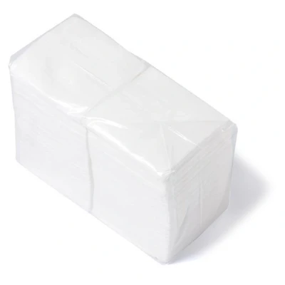 Afbeelding van Servetten Wit 24x24cm 500x