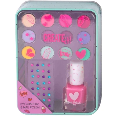 Afbeelding van Canenco Beauty Oogschaduw en Nagellak Blikje Paars