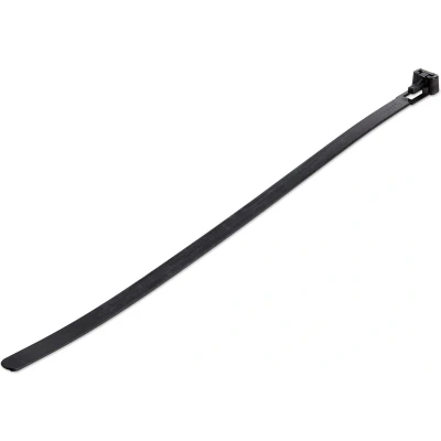 Afbeelding van StarTech 250 mm Zwarte Herbruikbare Kabelbinders 100 stuks