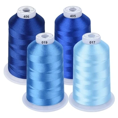 Afbeelding van Simthread Borduurgaren voor borduurmachine, 5000 m, polyester, borduurmachine Brother, Babylock, Bernette, Janome, Kenmore, Singer, W6 N en naaimachine (4