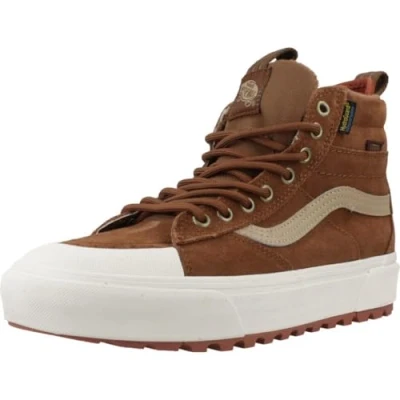 Afbeelding van Vans MTE SK8HI Waterproof Unisex Sneakers hoog, Maat: 43, Brown Veloursleer