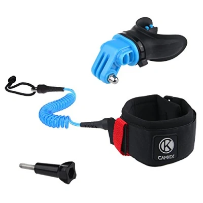 Afbeelding van CAMKIX Surf mondstuk en armriem, compatibel met alle GoPro Hero camera&#039;s andere compatibele houder, handsfree voor watersport