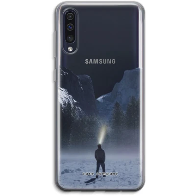 Afbeelding van hoesje geschikt voor Samsung Galaxy A50 Wanderlust Soft Cover Telefoonhoesje Bescherming aan alle Kanten en Schermrand