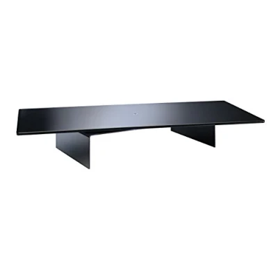 Afbeelding van Meliconi Rotobridge Elite L Tafelblad, rechthoekig, draaibaar, metaal, glas, voor LCD/plasma tv, 32 inch tot 52 inch, zwart