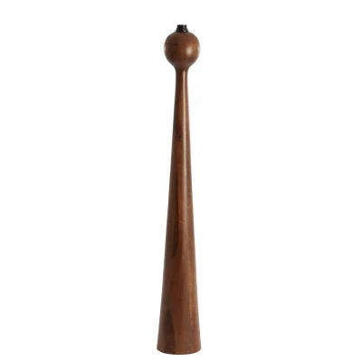 Afbeelding van Light &amp; Living Vloerlamp Festina Mangohout, 125cm Bruin (excl. kap)