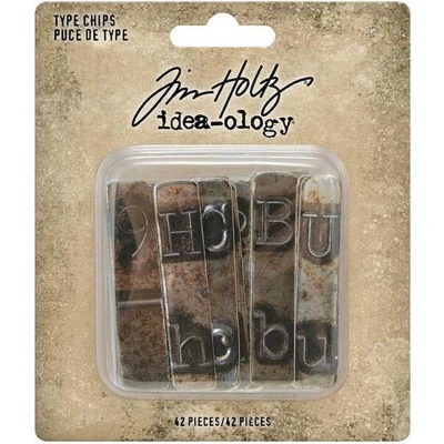Afbeelding van Tim Holtz Idea ology Type Chips (TH94031)
