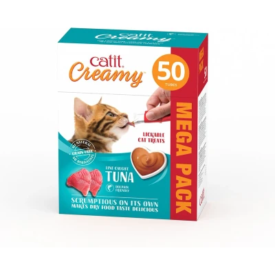 Afbeelding van Cat It Kattensnack Kat Ca Creamy Tonijn 50x10g 1st