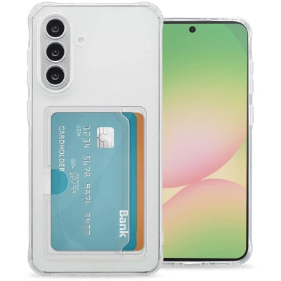 Afbeelding van imoshion Hoesje met Pasjeshouder Geschikt voor Samsung Galaxy A36 / A56 Softcase Backcover pashouder 3.0 Transparant
