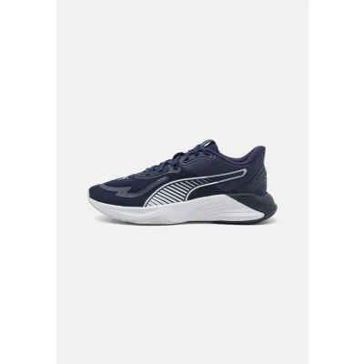 Afbeelding van PUMA Pwr Hybrid Tr Sportschoenen, uniseks, Navy Wit Feather Grey, 40 EU