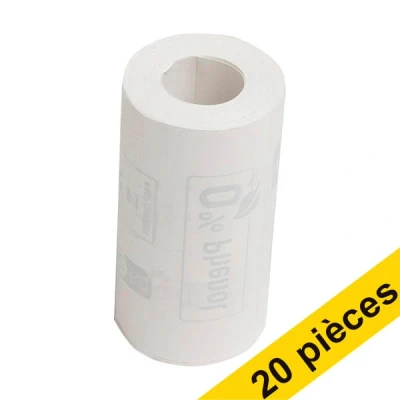 Image de Boîte de 20 bobines papier thermique Exacompta pour SumUp 57 x 30 mm Blanc