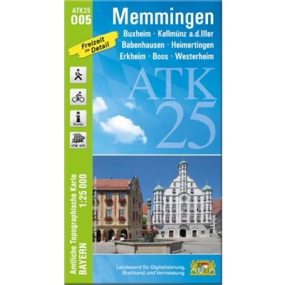 Afbeelding van ATK25 O05 Memmingen (Amtliche Topographische Karte 1:25000)
