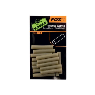 Image de Fox Edges Silicone Sleeve Thrans Khaki 3 X 25mm