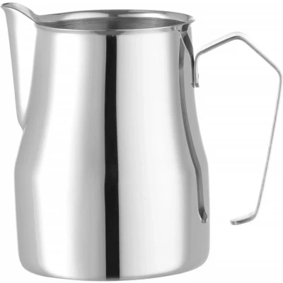 Afbeelding van Hendi Melkkan V vormige Schenktuit RVS 0,45 Liter Ø7,5x(H)11,1cm