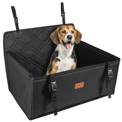 Image de VEVOR Siège d&#039;auto pour chien petit moyen grand animaux de compagnie 22 kg noir