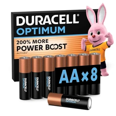 Image de Duracell Optimum Batterie 8 x type AA Alcaline