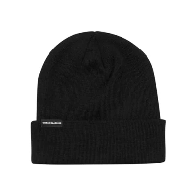 Afbeelding van Urban Classics Basic FLAP Muts, Heren, Maat: One Size, Black