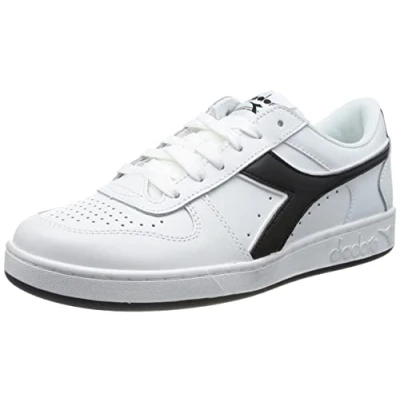 Afbeelding van Diadora Magic Basket Icona Unisex Sneakers laag, Maat: 45, White/black Leer