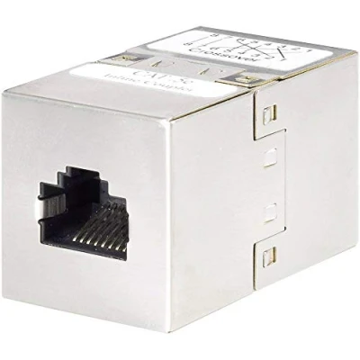Afbeelding van Renkforce RJ45 (cross) Netwerk Adapter CAT 5e [1x bus 1x bus] Metaal