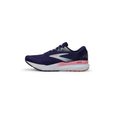 Afbeelding van Brooks Ghost 16 Hardloopschoenen voor op de weg, Dames, Maat: 35.5, Blue ribbon dianthus peacoat Textiel