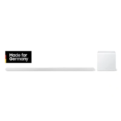 Afbeelding van Samsung Ultra Slim Soundbar HW S811GD Surroundsysteem Wit Bluetooth, Dolby Atmos, WiFi, Wandbevestiging, Spraakbesturing