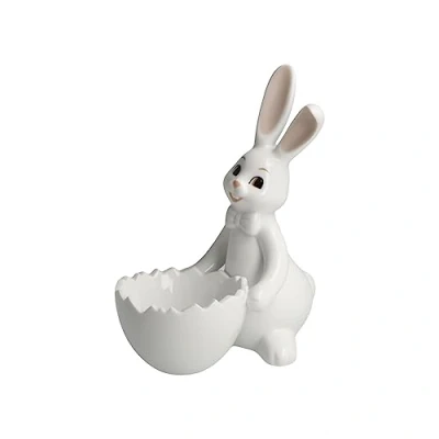 Afbeelding van Goebel Pasen Decoratief beeld / figuur Haas Snow White Sweet Boy Porselein 16cm 2024