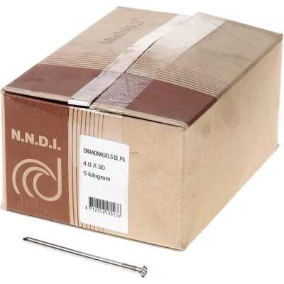 Afbeelding van Draadnagel blank 4.0x90mm pk ruit 5 kg