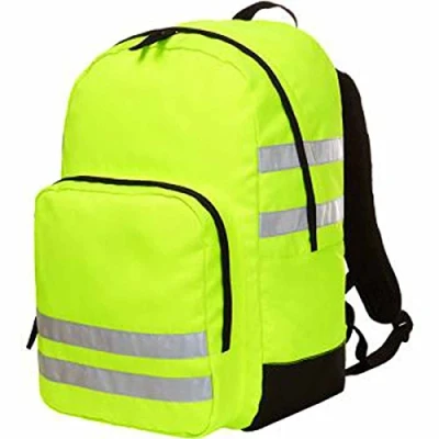 Afbeelding van HALFAR Rugzak neongeel reflecterende strepen Reflex 1812206, neongeel, Neon geel, Sportieve stijl