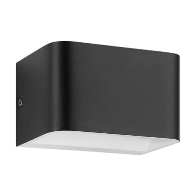 Afbeelding van EGLO Sania 4 Wandlamp LED 13 cm Zwart/Wit