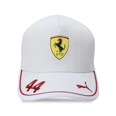 Afbeelding van PUMA Scuderia Ferrari F1 Lewis Hamilton Pet 2025, Wit., Eén maat