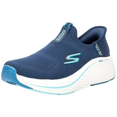 Afbeelding van Skechers Performance MAX Cushioning Elite 2.0 Hardloopschoenen neutraal, Dames, Maat: 40, Navy/blue Textiel