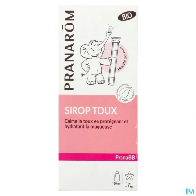 Image de Pranarôm Sirop Gorge Toux Sèche Bio 100ml