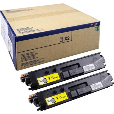 Afbeelding van Brother TN 329YTWIN Toner 12000pagina&#039;s Geel toners &amp; lasercartridge