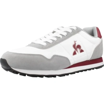 Afbeelding van le coq sportif Astra 2 Unisex Sneakers laag, Maat: 45, Optical white/dress blue Leer en textiel