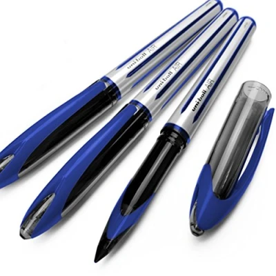 Afbeelding van Uni Ball Air UBA 188 L rollerbalpen, fijne punt, 0,7 mm, blauw, 3 stuks