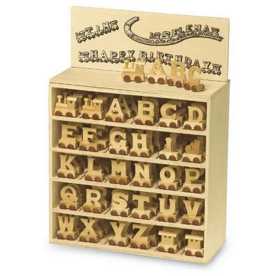 Afbeelding van small foot Letter Train Display