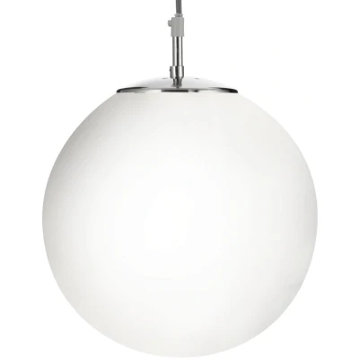 Afbeelding van Hanglamp Atom, opaalwit, glas, Ø 30 cm, E27
