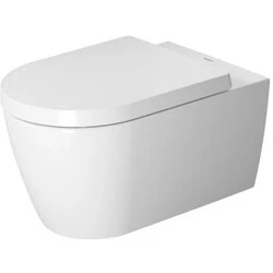 Afbeelding van Duravit ME by Starck wandcloset diepspoel spoelrandloos met Hygieneglaze 37x57cm verdekte bevestiging wit