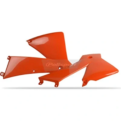 Afbeelding van Polisport Radiateurkappen KTM EXC125 EXC200 EXC250 EXC300 EXC525 SX200 SX300 2003 2004 SX125 SX250 2001 SX380 2002 Oranje