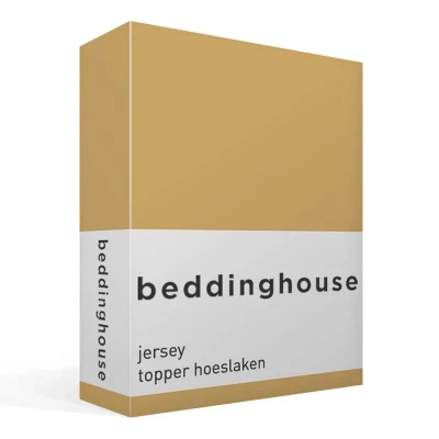 Afbeelding van Beddinghouse Jersey Topper Hoeslaken Geel 70/80/90 x 200/210 cm