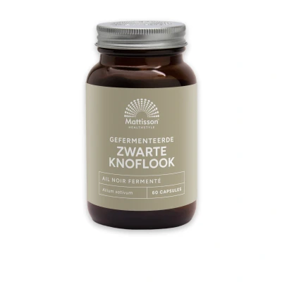 Afbeelding van Mattisson HealthStyle Zwarte Knoflook Capsules 60CP