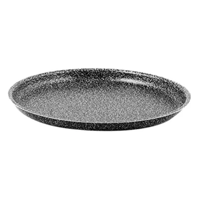 Image de Home stone moule à pizza, rond, antiadhérent, pierre, anthracite, 32 cm