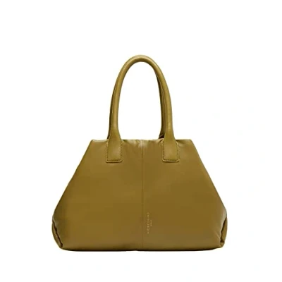 Afbeelding van LIEBESKIND BERLIN Leren Shopper Chelsea Puffy Bag Matcha Kaki