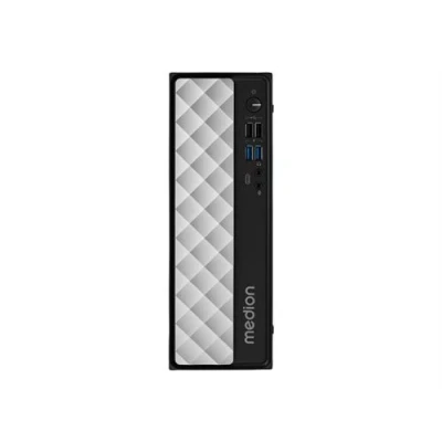 Image de Medion T80 Mini PC Core i5 12450H / jusqu&#039;à 4.4 GHz RAM 8 Go SSD 512 NVMe UHD Graphics IEEE 802.11ax (Wi Fi 6), Bluetooth 5.3, Gigabit Ethernet Win 11 Home moniteur : aucun noir