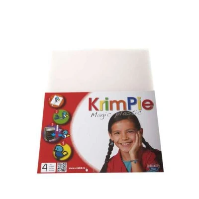Afbeelding van Collall Krimpie Magic Plastic frosted 4 VL 1 PK COLKPFR4