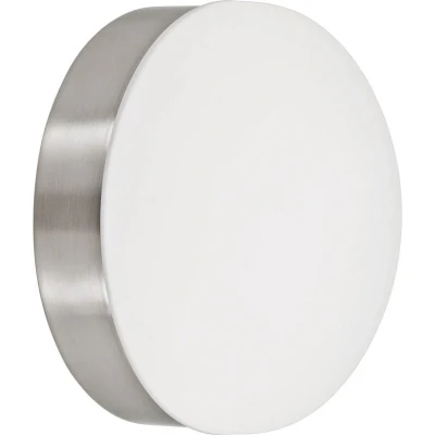 Afbeelding van EGLO Cupella Wand/Plafondlamp 1 Lichts Ø130mm. Nikkel Mat Wit
